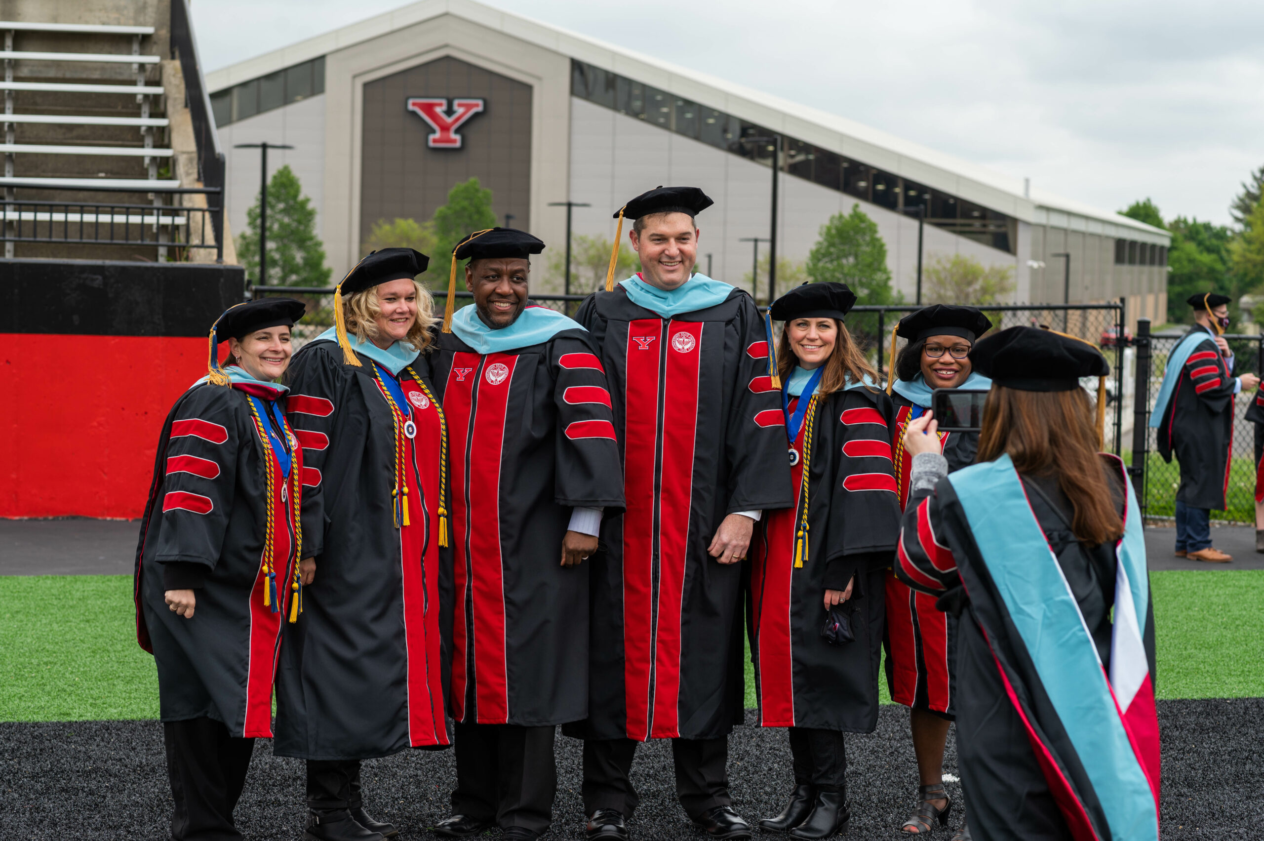 Group of graduate students at Spring 2021 Graduation