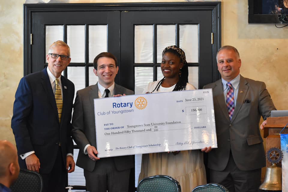 $150K Youngstown Rotary Gift Establishes New Scholarship at YSU