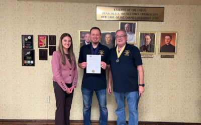 The Knights of Columbus Youngstown Council Establishes $100,000 Scholarship for YSU Students